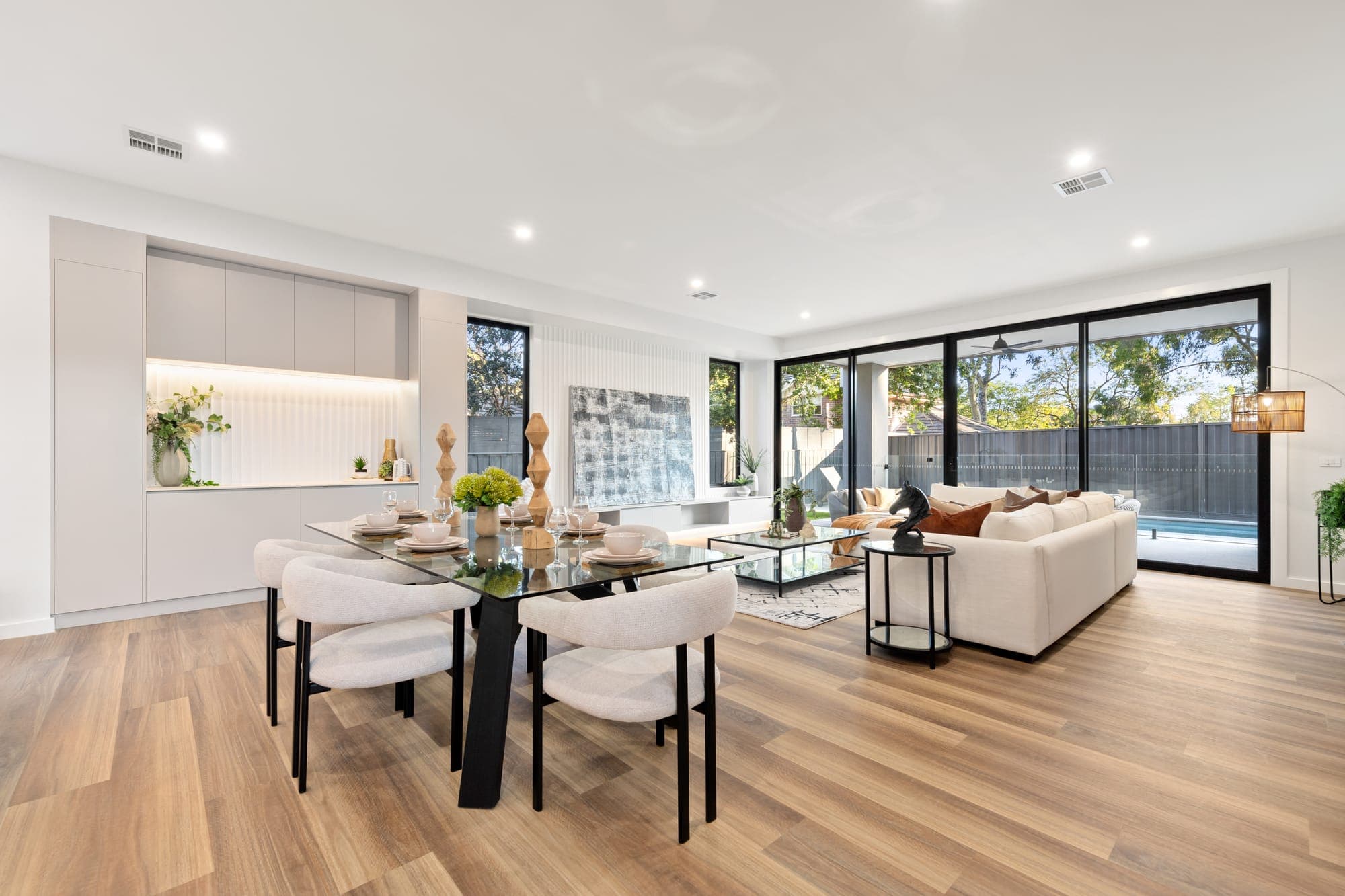The Jasper, open plan living and dining, Berwick