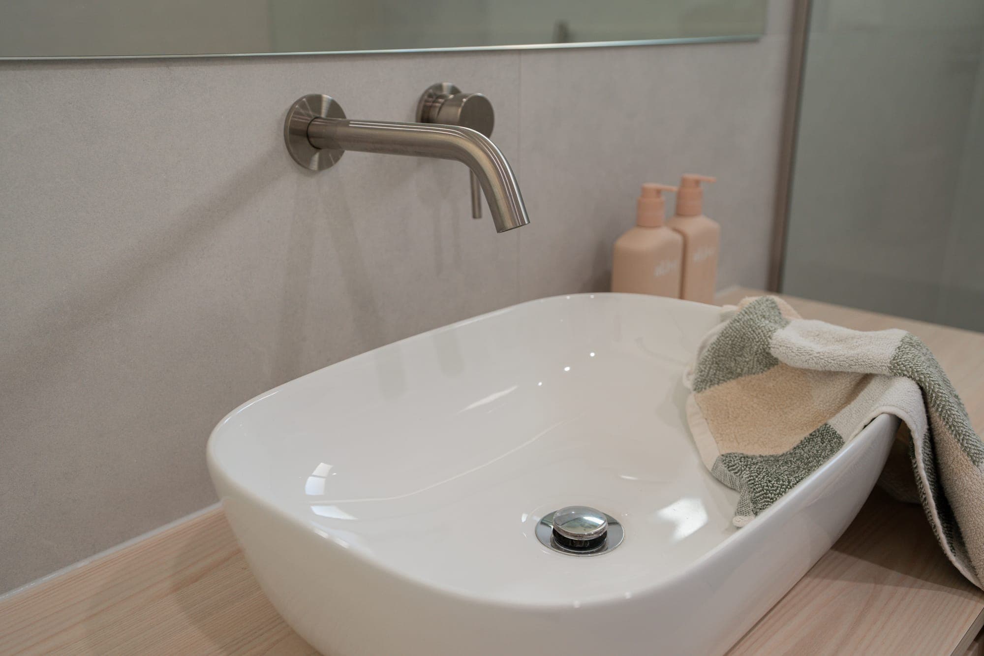 The Willow, bathroom vanity with vessel bowls, Rowville