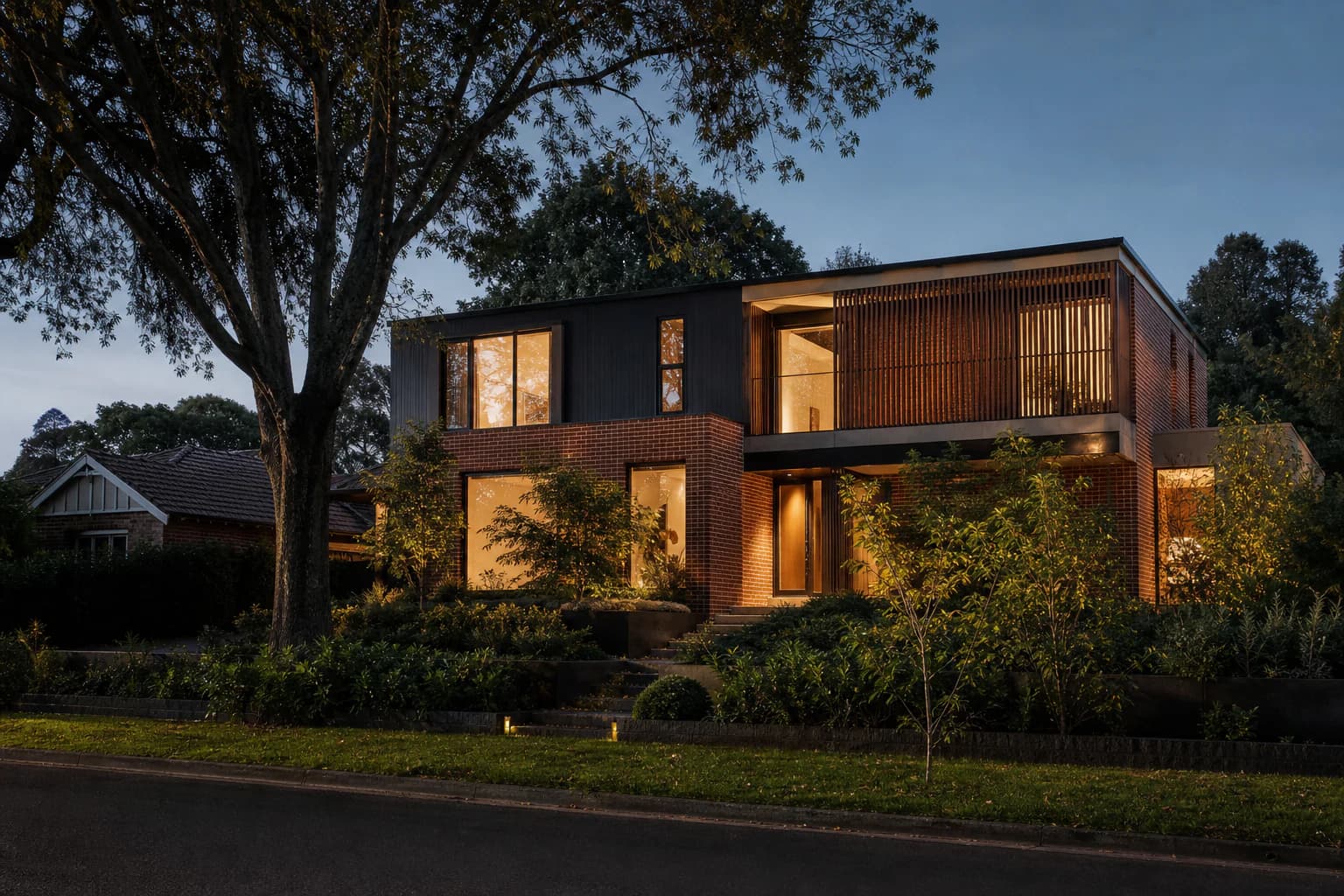 Bespoke contemporary home in a leafy Berwick streetscape
